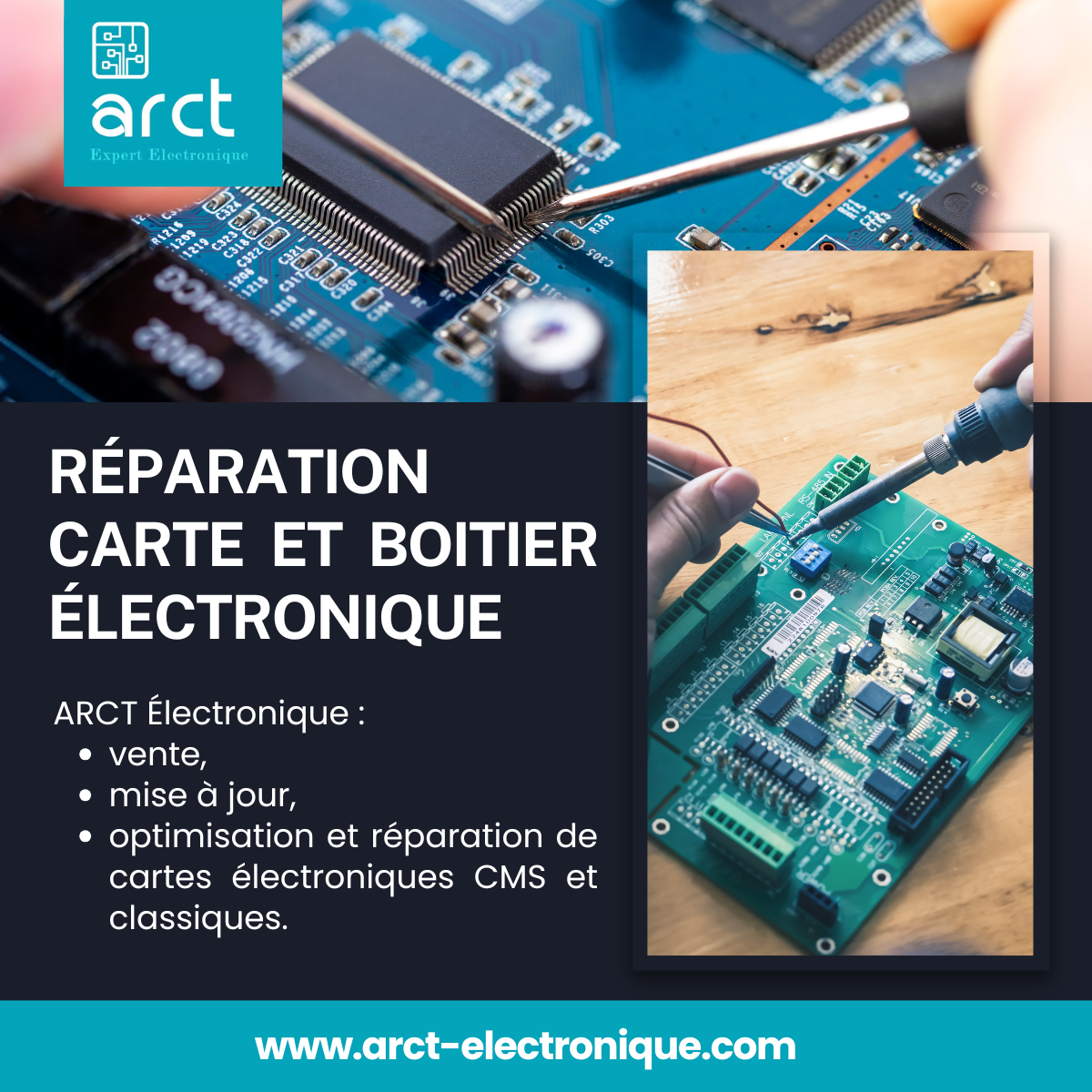 réparation carte Electronique