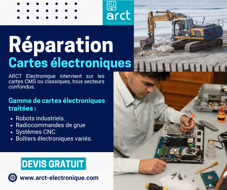 Réparation carte électronique en France